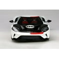 thumbnail image 4 of 2021 Ford GT #98 1966 Daytona 24 Hours Heritage Edition, White - GT Spirit US037 - 1/18 scale Resin Model Toy Car, 4 of 8