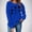 Blue, variant on Aoiroe Women Letter Print Sweatshirt,Valentines Clothes for Women Long Sleeve Cute Heart Pullover Tops Love Sweatshirt Lightweight Sweaters Women'S Sweatshirts No Hood Black L