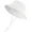 White, variant on Sun Hat for Baby Lightweight Adjustable Wide Brim Upf 50+ Uv Protection Fishing Hat Infant Hats 6-12 Months Boys Girls Fashion