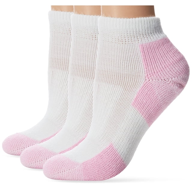Calcetín Thorlos DWMXW para caminar, grueso y acolchado, para mujer, rosa, talla M