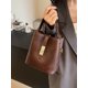 thumbnail image 4 of Bolso pequeño retro para mujer, novedad de otoño/invierno 2024, bolso bandolera de moda, bolso tipo cubo portátil, 4 of 5
