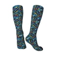 thumbnail image 5 of Lsque Love Music Printed Crew Socks Men's Women's LightWeight Thin Casual Calf Socks ,Knee High Socks,Cotton Socks, 5 of 9