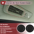 thumbnail image 2 of Rejilla de Ventilación de Aire del Techo Trasero No. BL1Z19893AA para Ford Expedition 2011-2014 Rejilla de Aire Acondicionado Negra 2 Pcs, 2 of 6