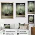 thumbnail image 4 of Designart "Embracing Empty Space: Beige And Green Minimalism" Minimalism Canvas Art Print, 4 of 7