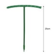 thumbnail image 7 of Cheers.US 6Pcs Plant Support Stake, Plastic Ring Garden Stakes for Plant, Half Circle Plant Supports for Tall Potted Plants Indoor, Outdoor Plant Cage for Peony,Tomato,Hydrangea, 7 of 7
