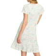 thumbnail image 2 of Karen Neuburger Womens Flutter Sleeve Nightgown Style-RLK0199, 2 of 4