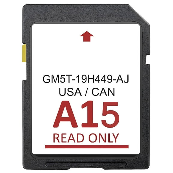 Latest Navigation SD Card A15 Compatible with Ford/Lincoln, Sync Navigation System Update USA/Canada Maps-GM5T-19H449-AJ