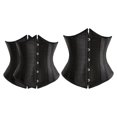 thumbnail image 1 of 3x Entrenador de cintura Underbust Corset Faja Cinturón adelgazante jinwen  Corsé bajo el busto con cordones, 1 of 8