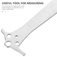 thumbnail image 4 of Toyvian Plated Silver Bike Chain Gauge Portable Tool for Accurate Chain Wear Measurement and Repair, 4 of 8