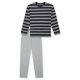 thumbnail image 1 of SCHIESSER Pijama largo para niño - Teens, con pierna abierta, algodón, rayado Negro/Gris 152, 1 of 5