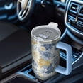 thumbnail image 6 of OBREWU Pioneer Flower Tumbler with Handle and Lid,Pioneer Flower 40oz Double Wall Vacuum Insulated Tumbler,Cups Gift for Women and Men, 6 of 7