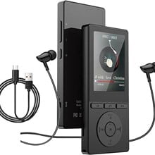 Nidmaw Bluetooth MP3 Player 32GB, 2.4" HiFi Sound Music Player with Speaker, Recorder/FM Radio/E-Book