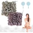 thumbnail image 1 of Esponja suave y toallita Leeffa 2 en 1 lufa de baño Loufee lufa trasera con cordón 2 unidades, 1 of 7