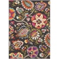 thumbnail image 1 of Safavieh Monaco Collection MNC229B Tapis Moderne Coloré Floral Marron et Multi (3 Pieds x 5 Pieds), 1 of 2
