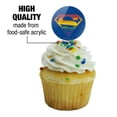 thumbnail image 3 of Superman Rainbow Shield Logo Cupcake Picks Toppers Decoration Set of 6, 3 of 7