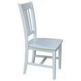 thumbnail image 4 of International Concepts San Remo Splat Back Wood Dining Chair in Beach White, 4 of 8