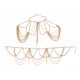thumbnail image 2 of Sonducket Collar de borlas de aleación para mujer, cadena de cintura personalizada multicapa, joyería portátil, accesorios para regalos, club nocturno, Ropa, zapatos y accesorios Miscelánea Oro Sonducket AP014767-01, 2 of 6