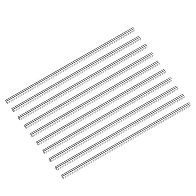 Unique Bargains 1.8x60mm (Dia -0/-0,01mm) Rond Tige d'Acier 63-65 HRC HSS Outil de Barre de Tour 10Pack