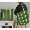 thumbnail image 5 of Soimoi Green polyester Crepe Fabric Dot & Stripe Print Sewing Fabric Yard 42 Inch Wide, 5 of 5
