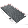 thumbnail image 4 of 30" x 16" Heating Pad, Electric Heating Pad for Moist & Dry Heat, 6 Electric Temperature Options, 4 Temperature Settings-Auto Shut Off -Machine Washable-King Size Heated Pad, 4 of 7