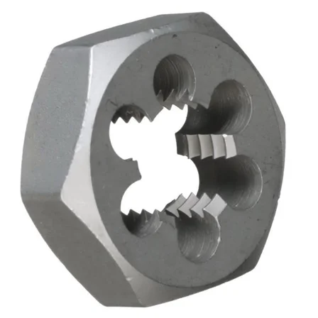 #10-32 UNF Carbon Steel Hex Rethreading Die