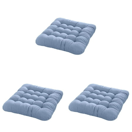 

Solid Color Soft Chair Cushion 40*40cm Polyester Fiber (polyester) Chair Cushion Solid Wood Chair Cushion Family Dining Chair Cushion 2PCS Sofa Cushion Filler Sofa Cushion Foam Replacement Sitter Gel