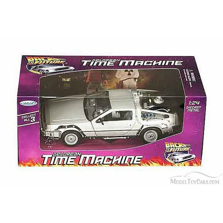 Welly DELOREAN TIME MACHINE ミニカー1/24サイズ Back To The Future Part III: 1:24 Scale DeLorean Time