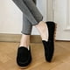 thumbnail image 4 of Zapatos para mujer, modernos e informales, de invierno, cómodos y cálidos, mocasines de un solo pie, de piel de vaca, suela suave y terciopelo, zapatillas para correr, botas vaqueras., 4 of 7