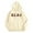 Beige, variant on WEAIXIMIUNG Cropped Sweatshirts for Women Trendy Ladies Funny Graphic Christmas Hoodie Crew Neck Long Sleeve Cute Pullover Top Cow Lover