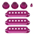 thumbnail image 2 of Miangastore Strat Guitar Pickup Covers Knobs Switch Tip Set for Stratocaster Replacement Accessory Kit Purple, 2 of 8