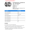 thumbnail image 2 of Front Brake Rotor Set - Compatible with 2016 - 2022 Honda HR-V 2017 2018 2019 2020 2021, 2 of 2