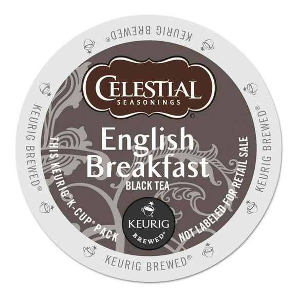 Celestial Seasonings Devonshire English Breakfast Black Tea, K-Cups, 24 Ct