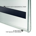 thumbnail image 4 of Clear Acrylic Magnet Back Sign Holder Frames 5.5" W x 5.5" H - Square, 10-Pack, 4 of 5