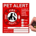 thumbnail image 6 of Pet Alert Stickers, Pet Rescue Sticker Fire Safety, Pet Window Cling, Safety Pet Fire Rescue Sticker For House, Emergency Pet Rescue Window Decal With Pet Information & Emergency, 6 of 7