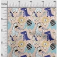 thumbnail image 2 of oneOoneRayonLightBeigeFabricKidsCutieAnimalSewingCraftProjectsFabricPrintsByYard56InchWide, 2 of 4