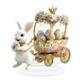 thumbnail image 6 of Easter Rabbit Eggs Decorations Spring Easter Centerpieces FlowerCart Easter RabbitEgg Ornament 2D Acrylic Desktop Decor Spring Festival Rabbit Egg for Farmhouse Home Kitchen Party,Birthday Gifts, 6 of 8