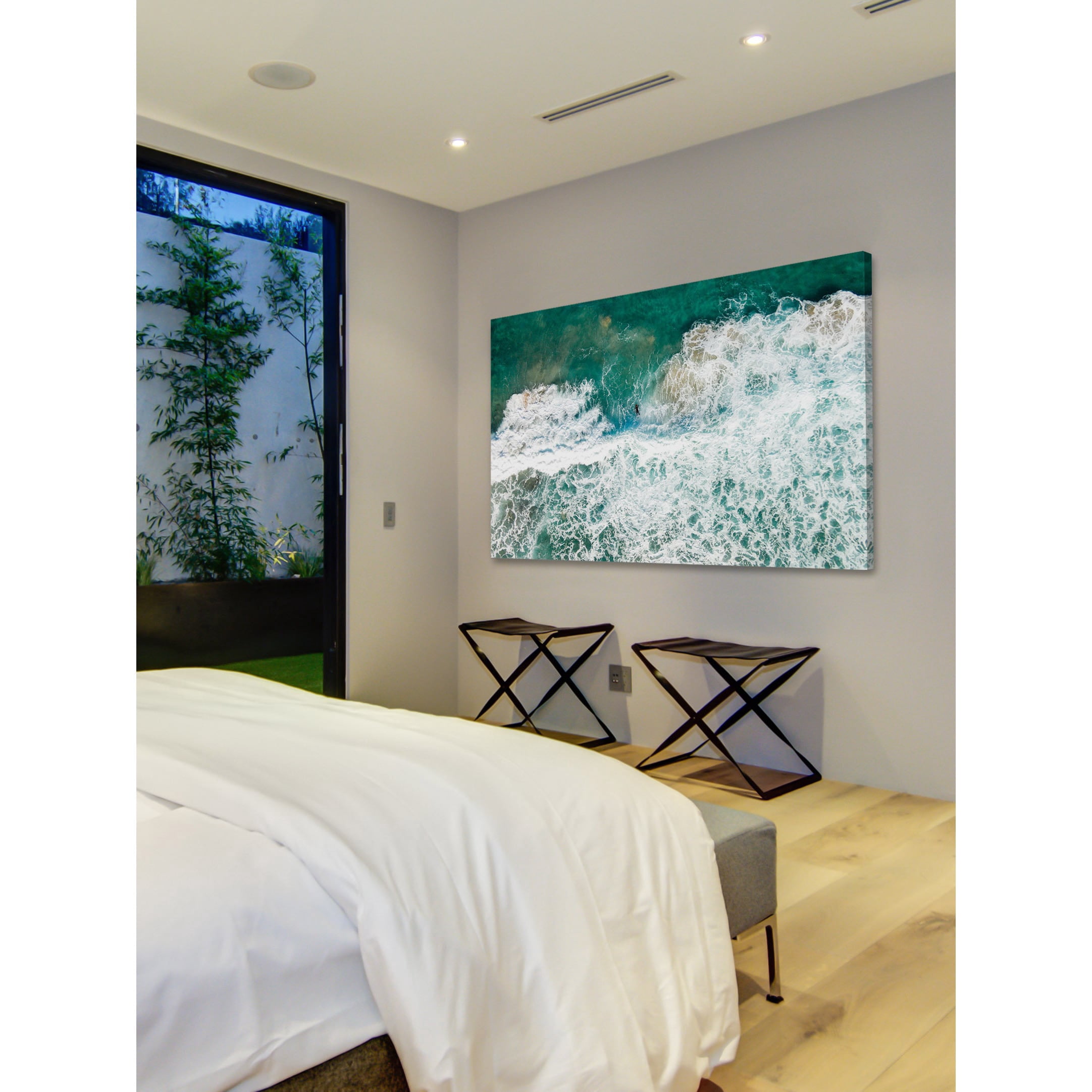 Marmont Hill "Choppy Sea" by Karolis Janulis Painting Print on Wrapped Canvas