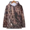 thumbnail image 4 of Bovemsi Sweatshirt for Women Long Sleeved With Gradient Letter Printed Pockets And Camo Hoodie, 4 of 9