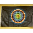 thumbnail image 1 of 3X5 FLOWER OF LIFE BLACK FLAGS AND BUNTING, 1 of 1