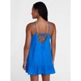 thumbnail image 3 of No Boundaries Scoop Neck Cotton Dress Coverup, Women’s XXS-XXL, 3 of 5