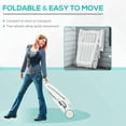 thumbnail image 5 of Outsunny Outdoor Chaise Lounge Chair on Wheels with Storage Box, Waterproof with Quick Assembly, Folding, 5 Level Adjustable Backrest for Pool, White, 5 of 9