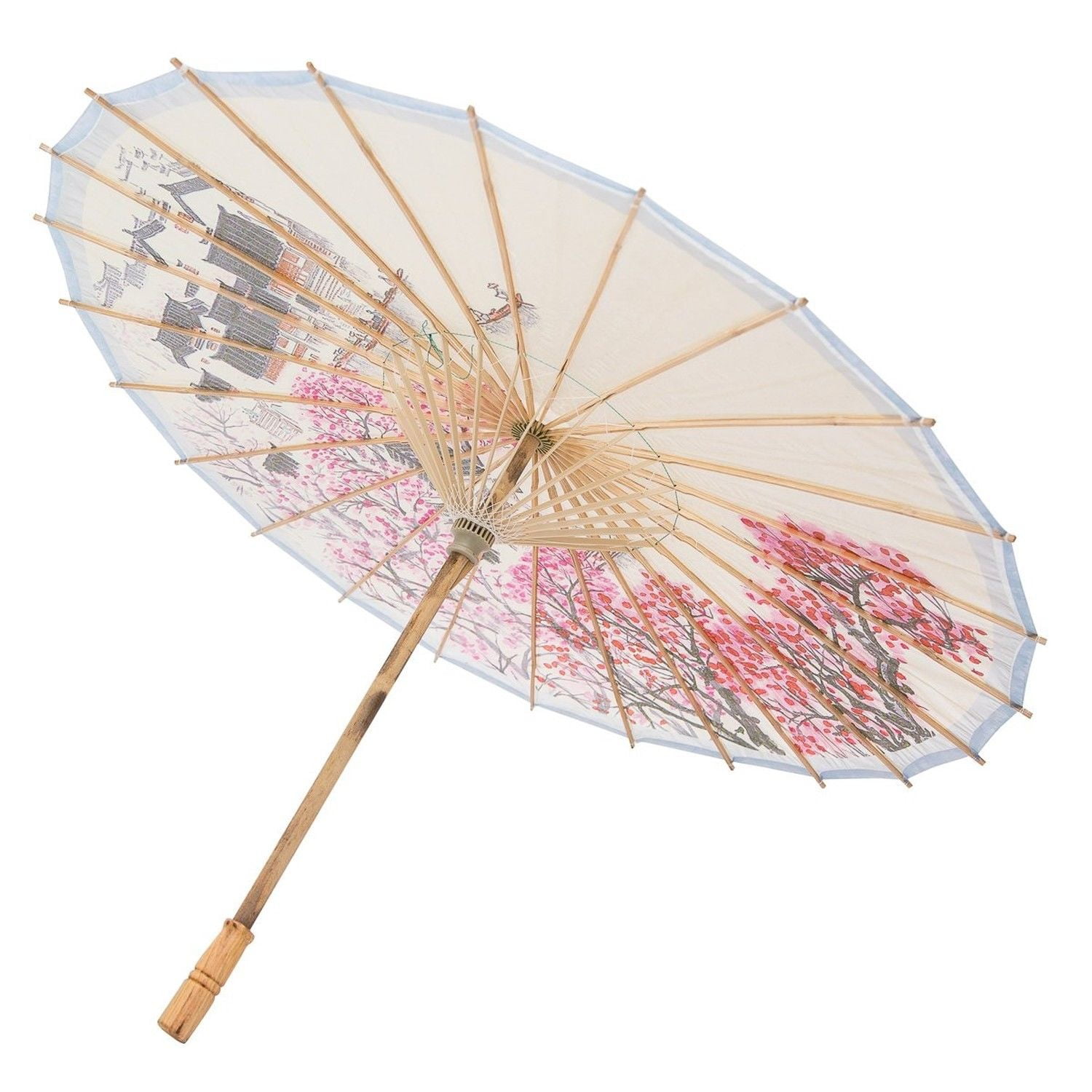 THY Collectibles Rainproof Handmade Chinese Oiled Paper Umbrella Parasol  33