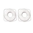 thumbnail image 1 of Poolmaster 54576 US Coast Guard Approved 24" Diameter Ring Buoy, White (2 Pack), 1 of 4