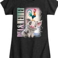 thumbnail image 3 of Moana 2 - Pua Heihei Bootleg - Girl's Toddler And Youth Fitted Short Sleeve Graphic T-Shirt, 3 of 5