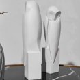 thumbnail image 5 of Estatua de Búho Minimalista, Escultura de Animales, Figuras Decorativas, Decoración del Hogar para Estantería, Decoración de Gabinete de Oficina en Casa A, 5 of 5