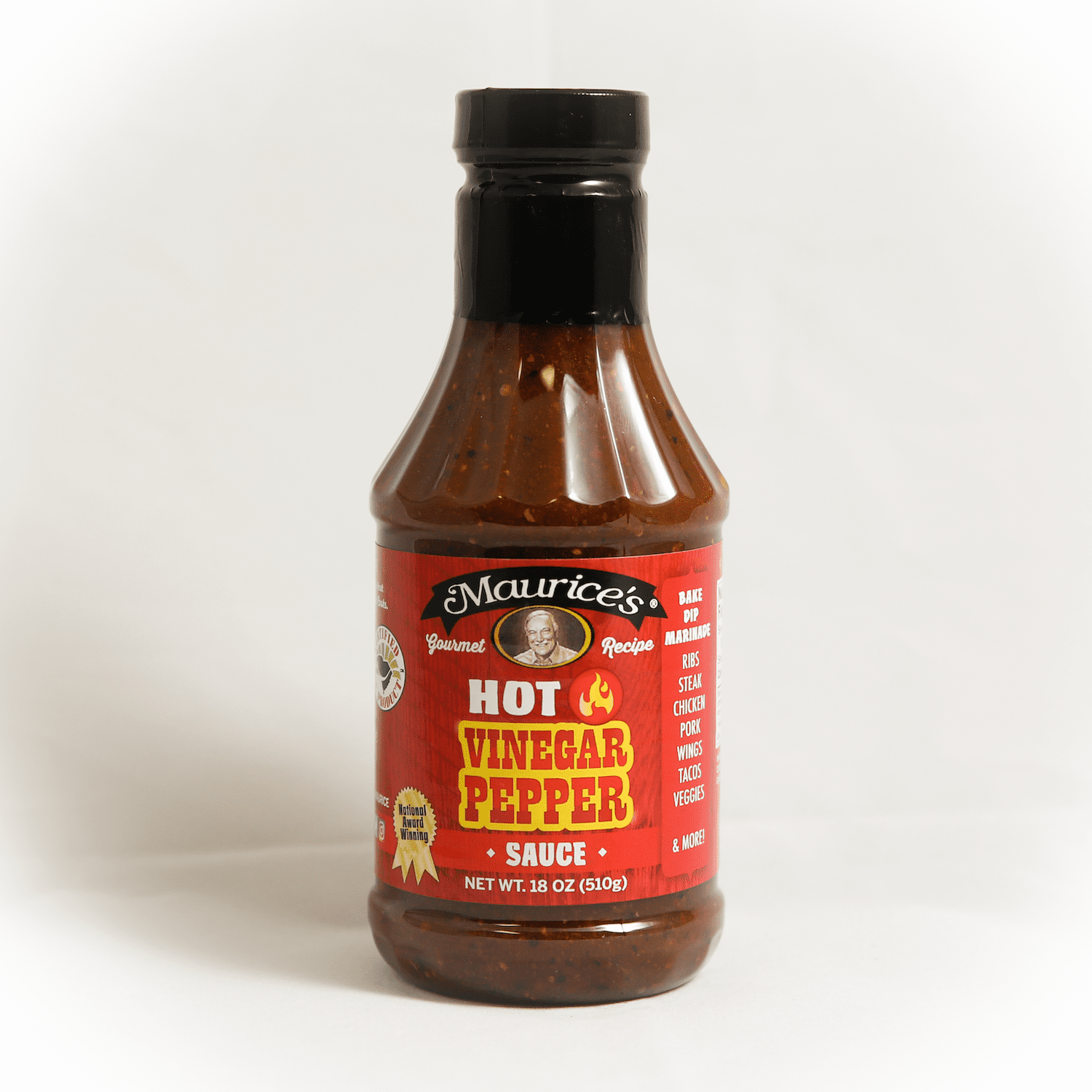 Maurice's Gourmet Blend Hot Vinegar Pepper BBQ Sauce, 16 oz