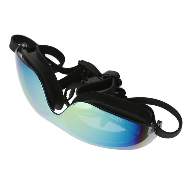 Gafas de Natació, Gafas de Natación Antivaho, Sin Fugas, Gafas de Natacio de Gel Con Espéjo de PC Parbres y Mujeres
