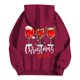 thumbnail image 4 of WILLBEST Sudadera de Mujer con Estampado de Letras, Sudadera con Capucha de Manga Larga y Bolsillos, 75 Grande, 4 of 7