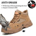 thumbnail image 4 of AUXDIQ Safety Trainers Men Women Steel Toe Cap Work Shoes Comfy Construction Industrial Sneakers, 4 of 6