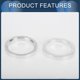 thumbnail image 5 of Anillos Centradores de Buje Unique Bargains, 60.1mm ID a 75.1mm OD, Anillos de Buje de Rueda de Vehículo de Aleación de Aluminio, 4 Pcs, 5 of 6